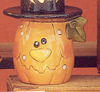 Small Candle Hat Pumpkin